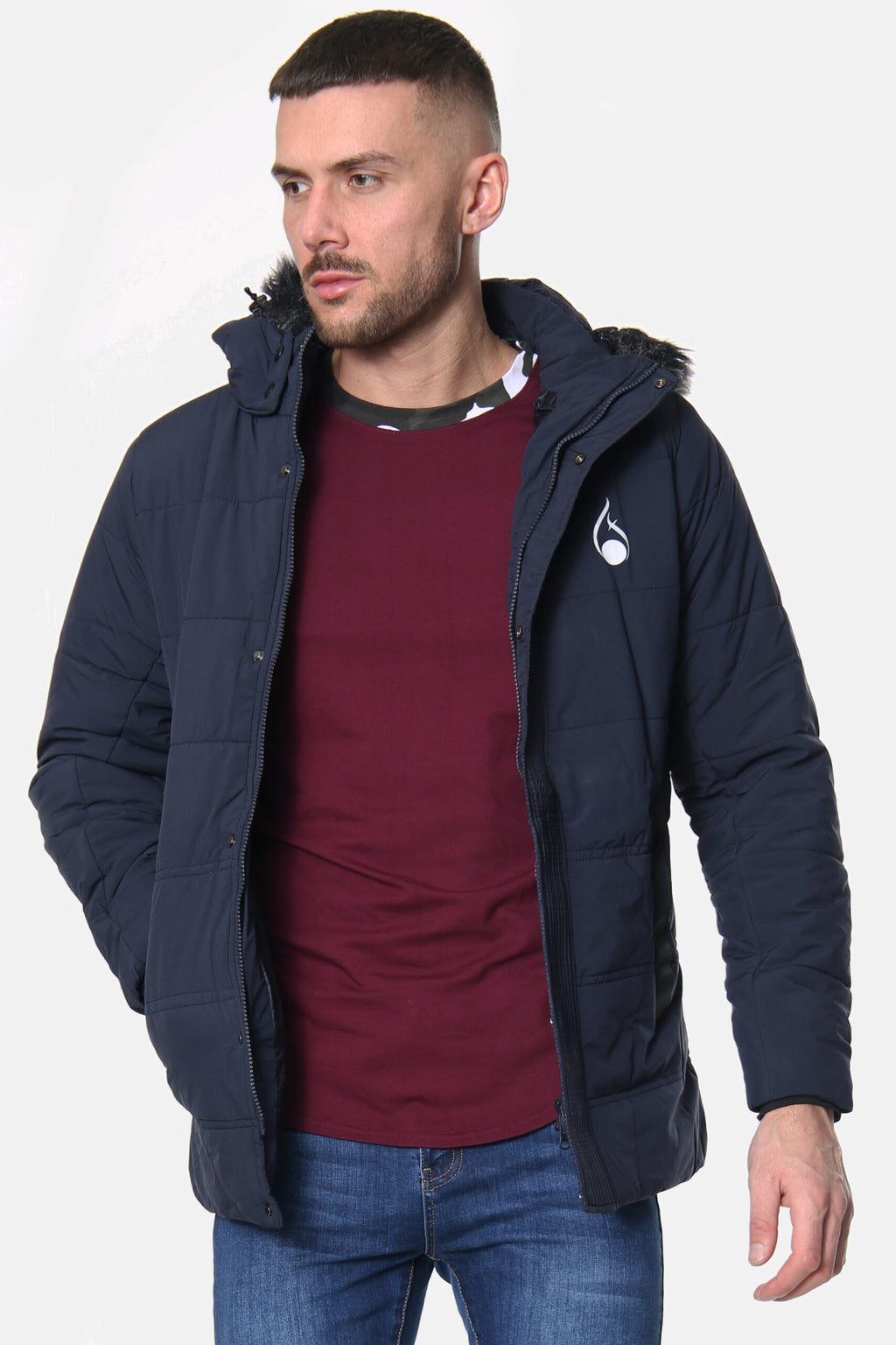 Icon Hooded Jacket – Blue