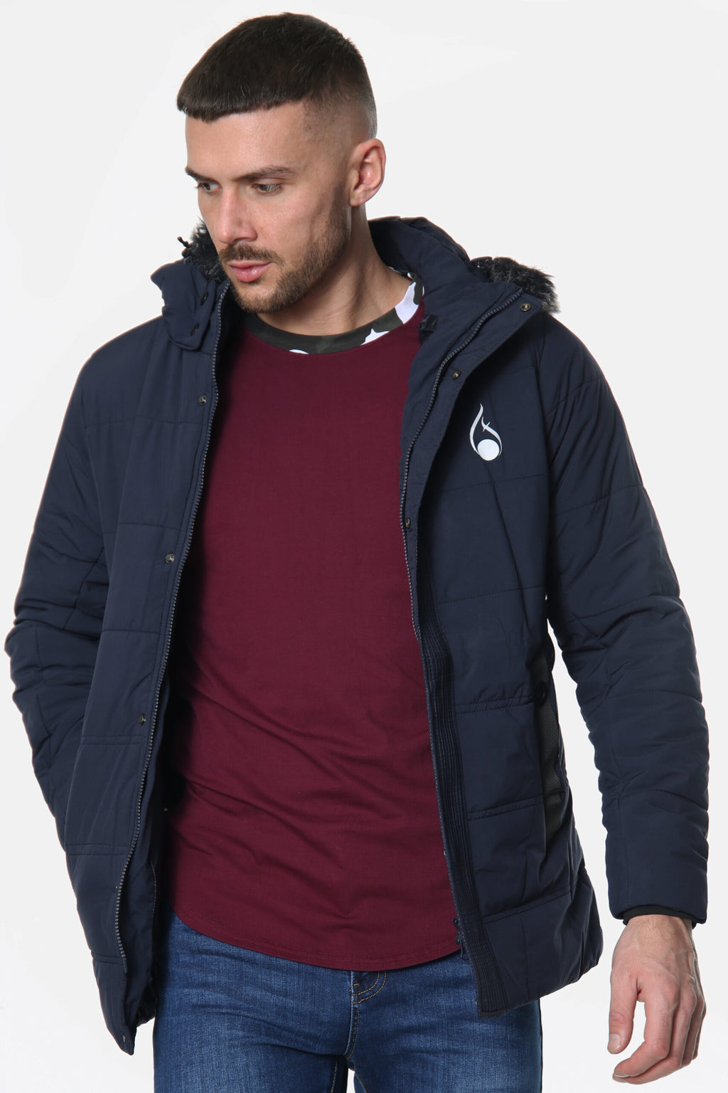 Icon Hooded Jacket – Blue