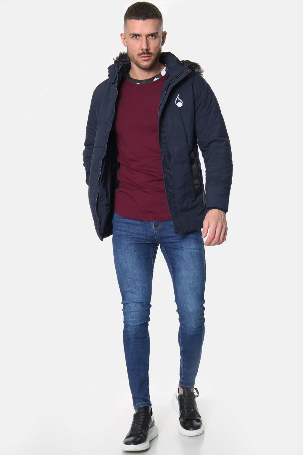 Icon Hooded Jacket – Blue