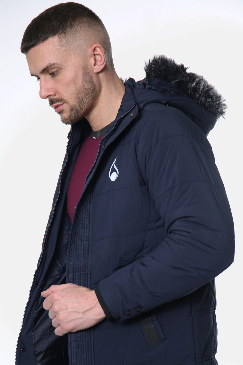 Icon Hooded Jacket – Blue