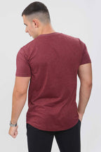 B Tee – Burgundy