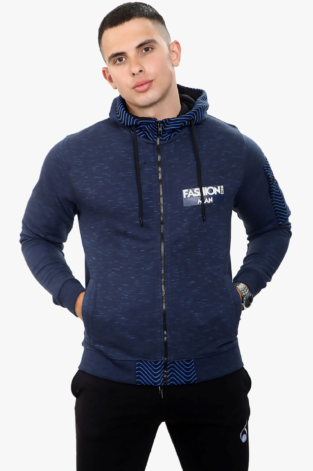 RAWX Zip Hoodie – Navy