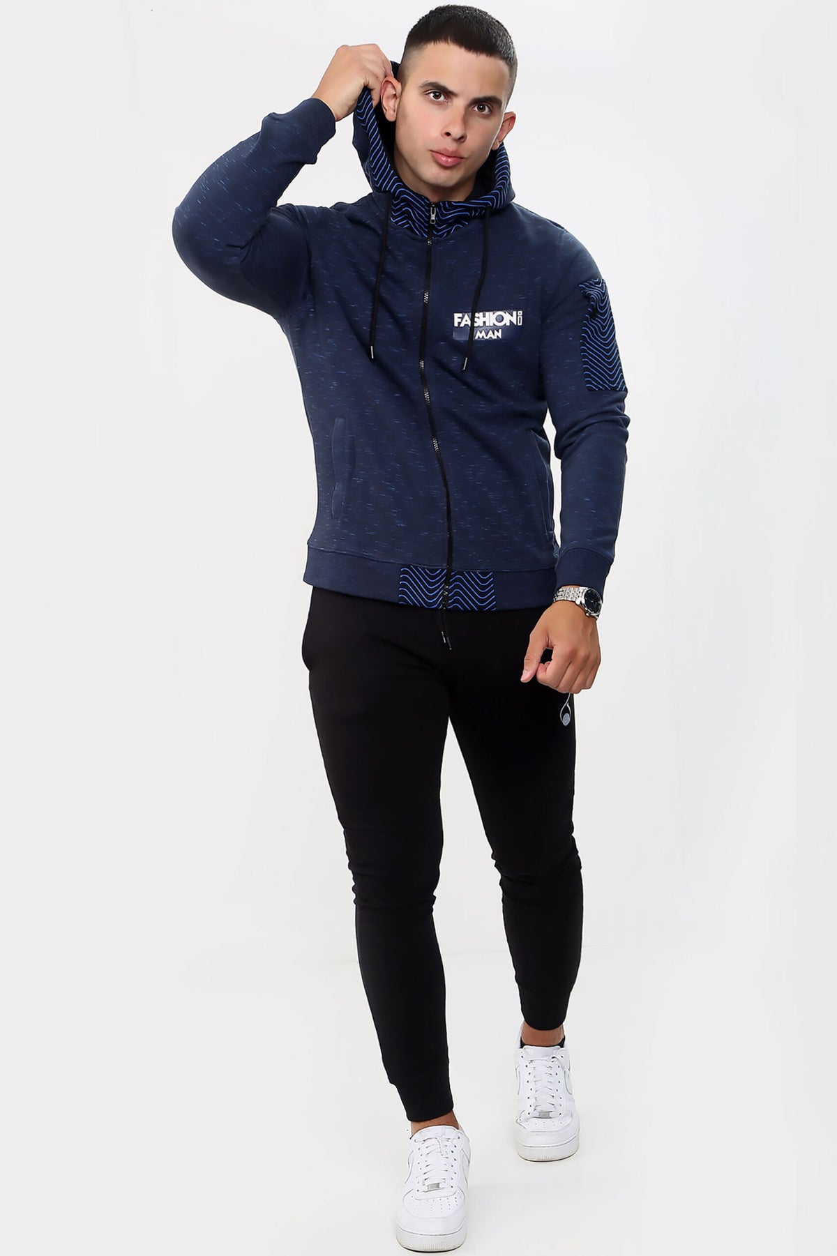RAWX Zip Hoodie – Navy