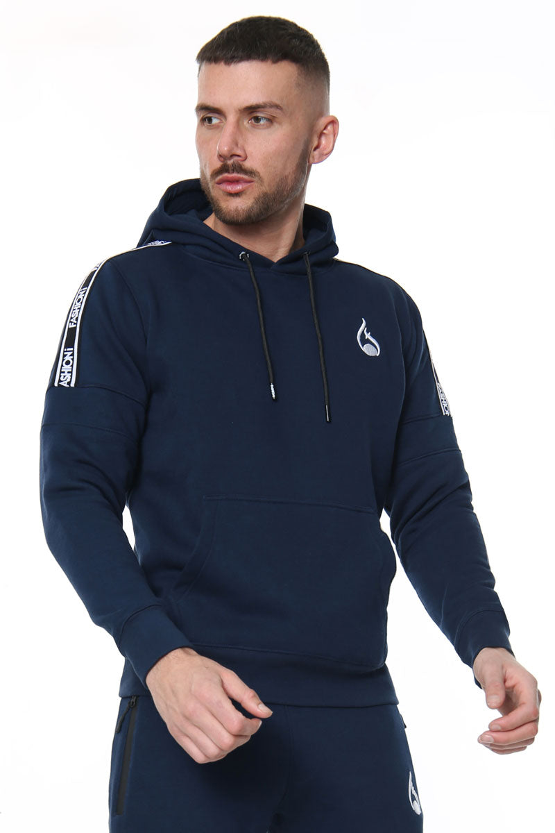 Royal Overhead Hoodie – Navy