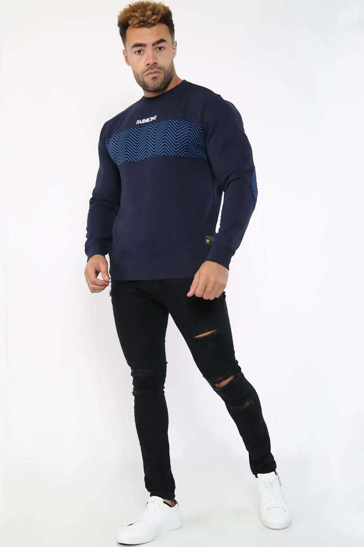 Wave Sweatshirt – Navy