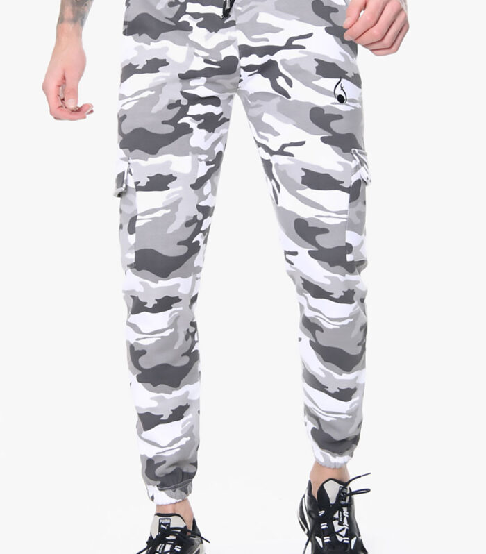 Viper Camo Joggers – White
