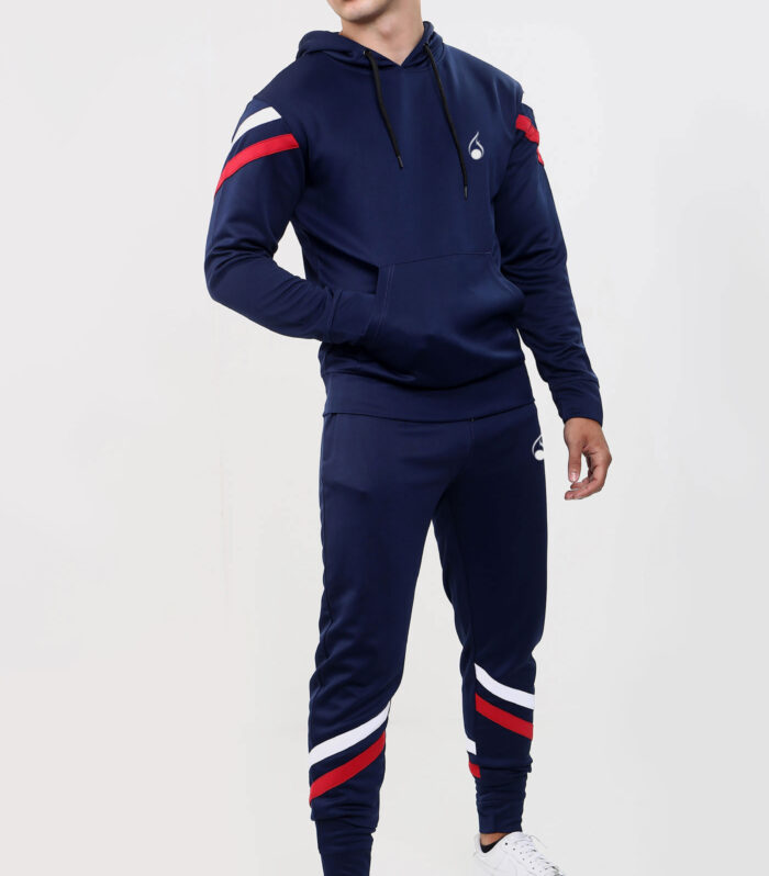Core Poly Hooded Tracksuit - Navy