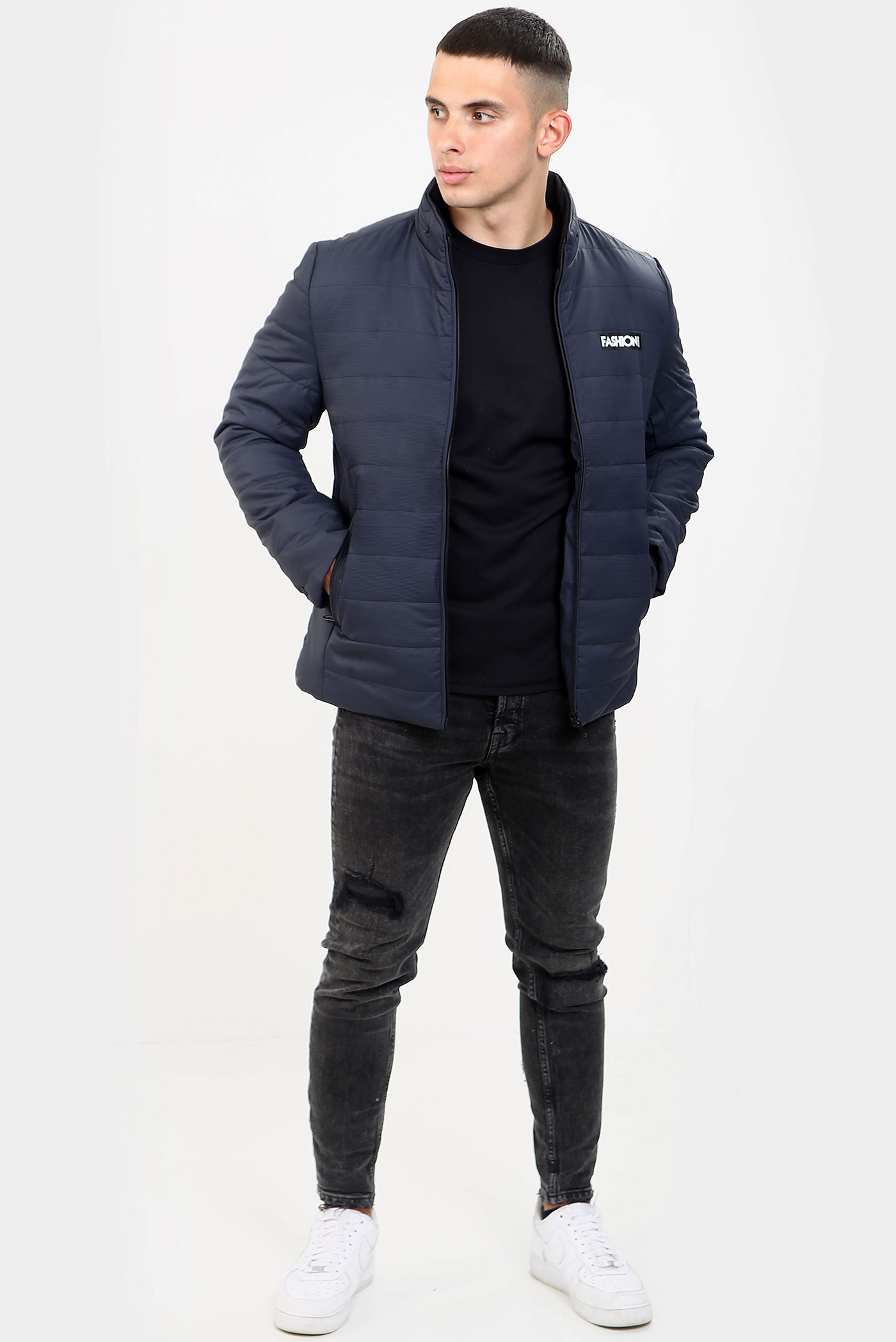 Men’s Jacket Navy Cottax - Image 2