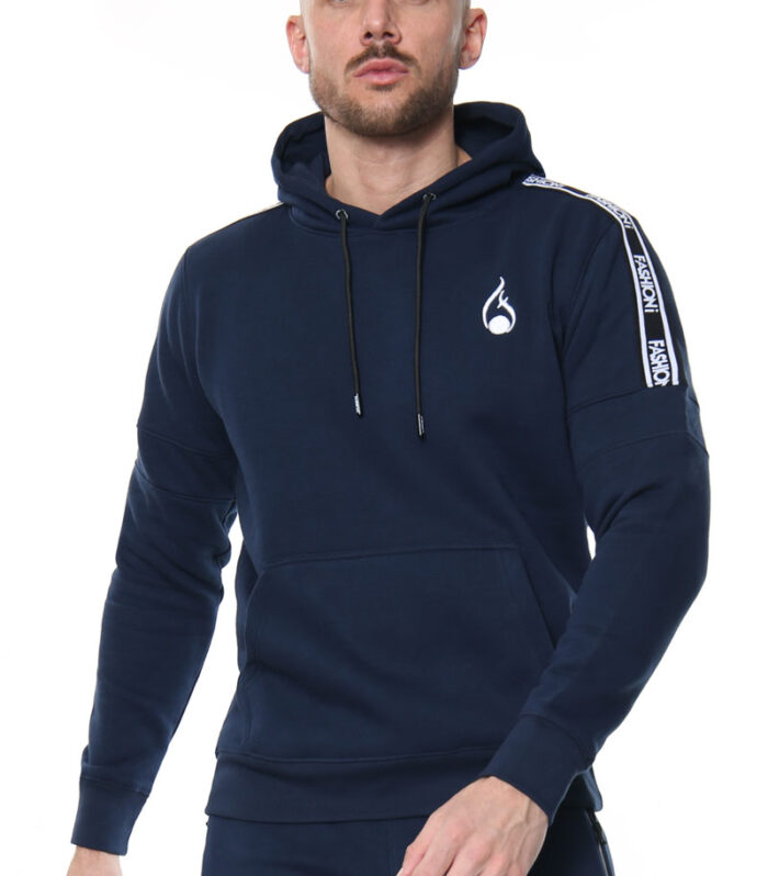 Royal Overhead Hoodie – Navy