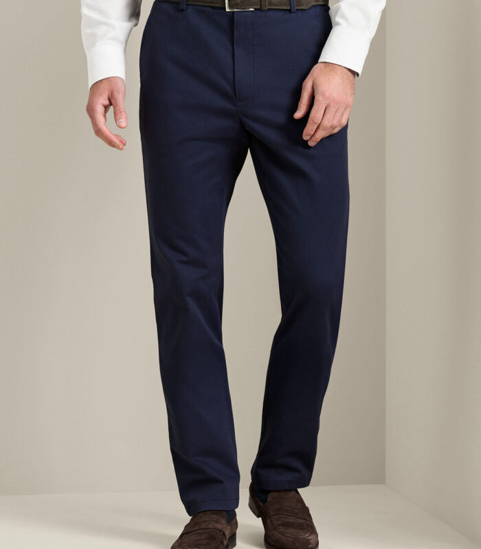 FASHIONi Men's Navy Blue Chinos