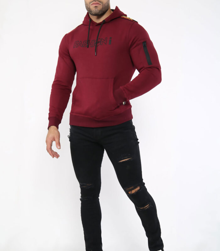 Rock Burgundy Hoodie